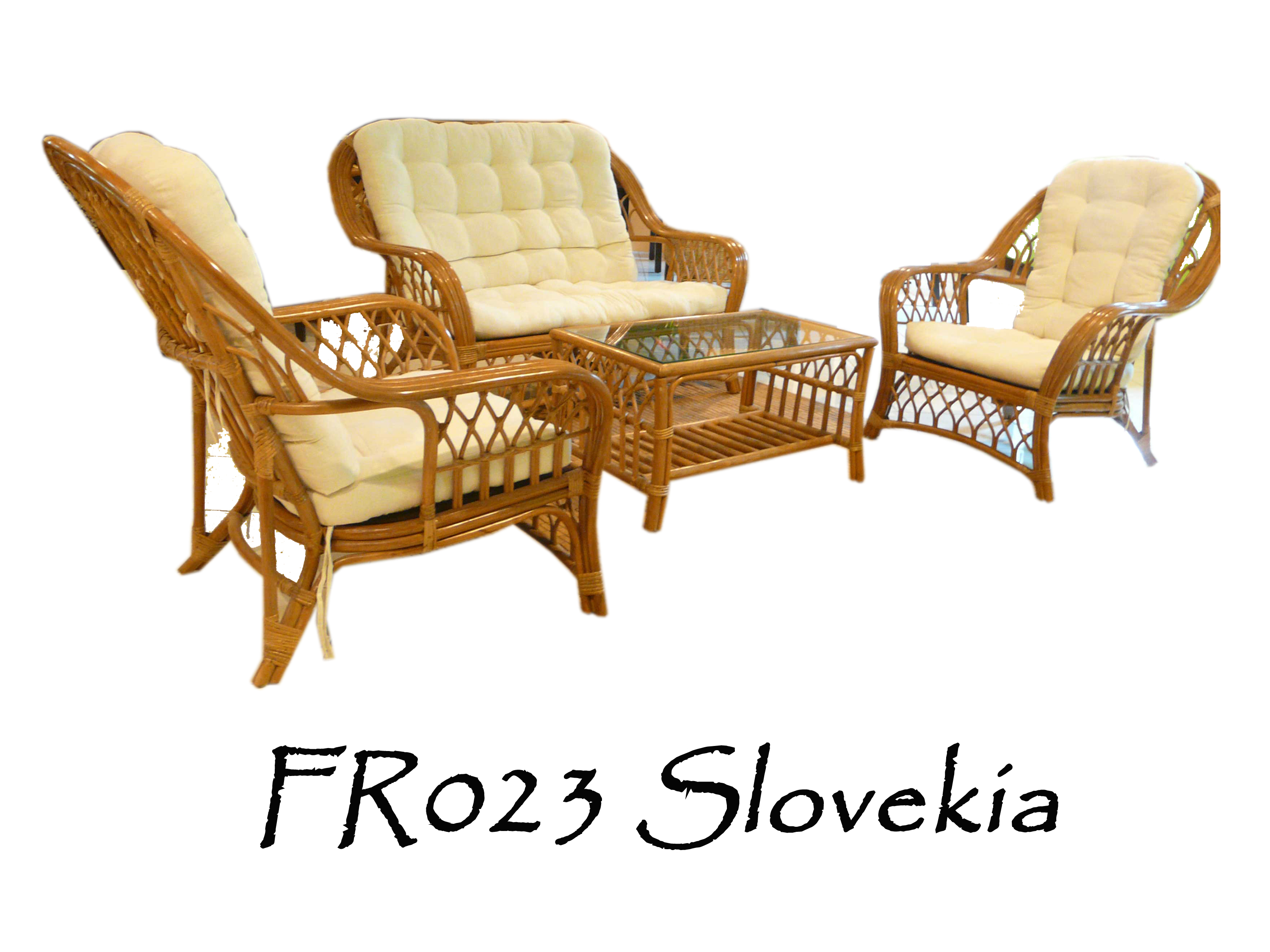 Slovekia Rattan Living Set
