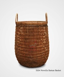 Novela Round Rattan Basket