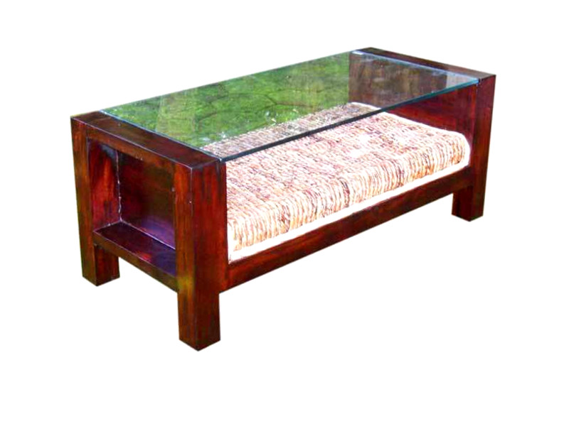 Mini Sofa Wicker Table