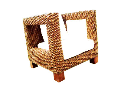 Morales Wicker Arm Chair