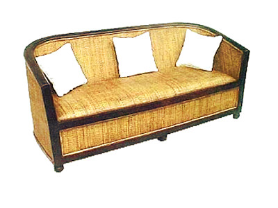 Lorong Rattan Sofa 3 Seaters