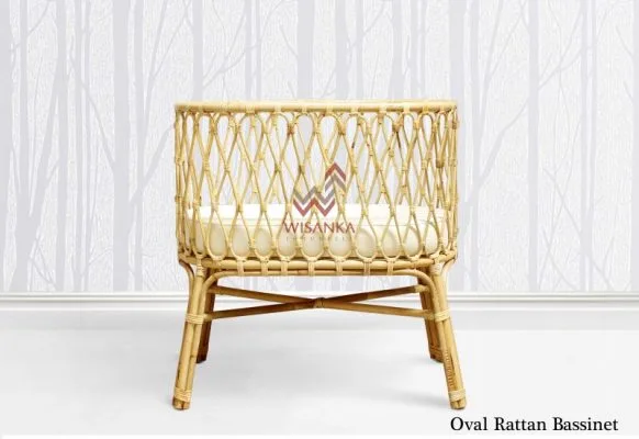 Rattan Baby Bassinet Manufacturer from Indonesia