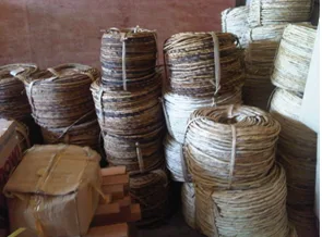 rouleau sec d'abaca