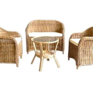 Cambodia Rattan Living Set