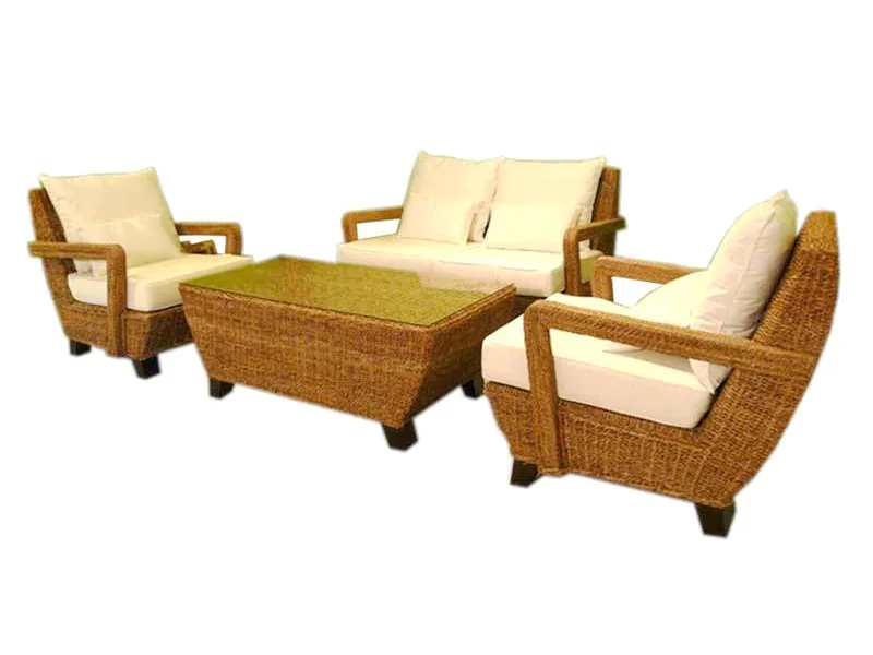 Aurelia Rattan Living Set