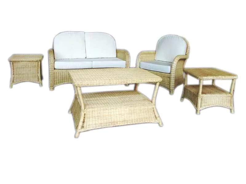 Set da soggiorno in rattan Alice