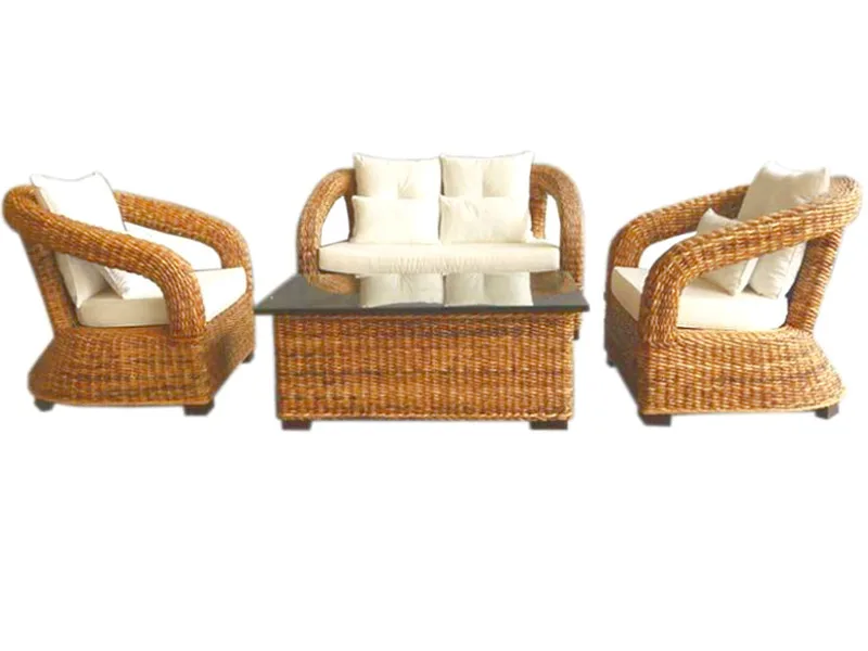 Aleta Rattan Living Set