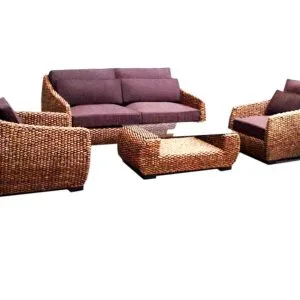Simply Wicker Living Set