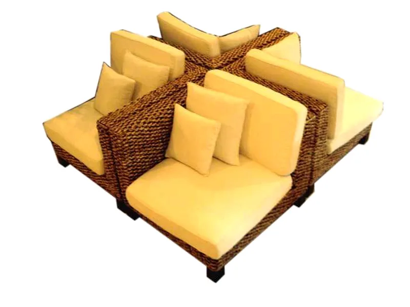 ਕੁਆਰਟੋ ਵਿਕਰ ਲਿਵਿੰਗ ਸੈੱਟ