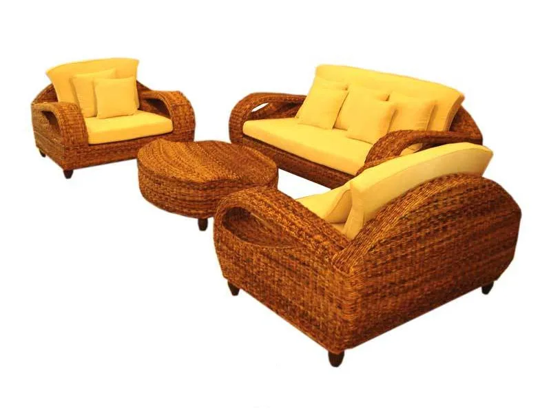 ʻO Wicker Living Set