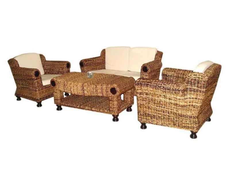 Chuby Wicker Living Set