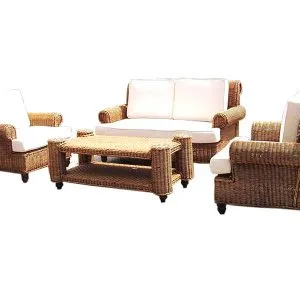 Griffin Rattan Living Set
