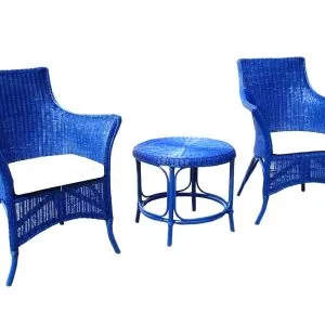 Champagne Rattan Living Set