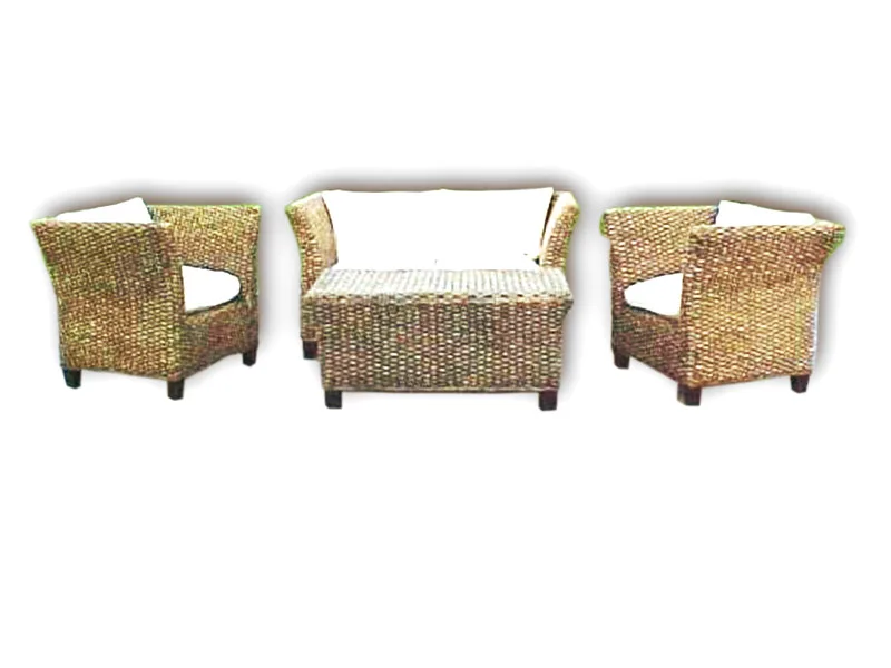 Bahary Wicker Living Set