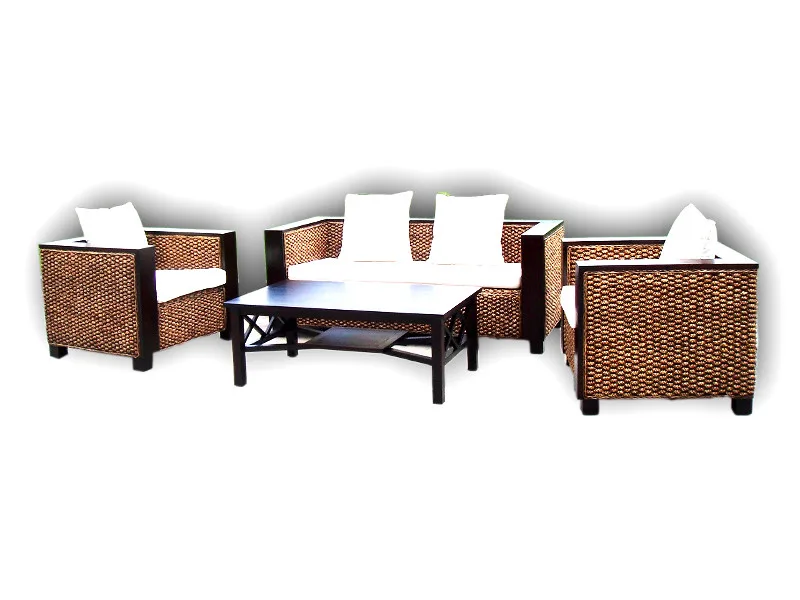 Columbia Wicker Living Set