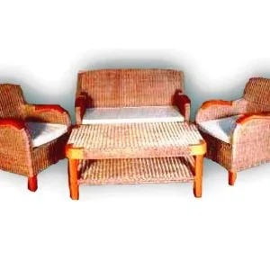 Fiona Rattan Living Set