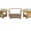 Bahary Wicker Living Set