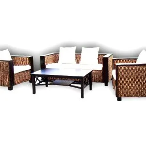 Columbia Cane Living Set