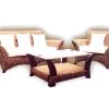Zeus Wicker Cane Living Set