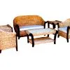 Magdalena Rattan Living Set