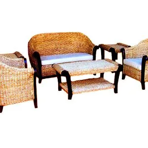 Magdalena Rattan Living Set