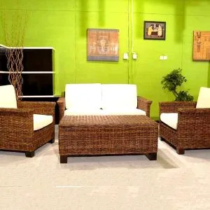 Beverly Cane Living Set