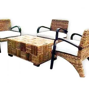 Zeta Wicker Living Set