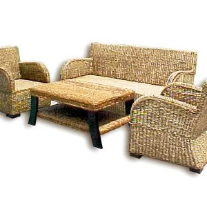 Miguel Rattan Living Set