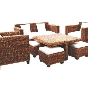 Boston Wicker Living Set