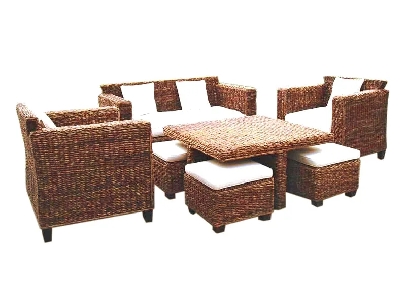 Boston Wicker Living Set