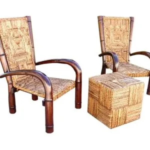 Pedro Wicker Living Set
