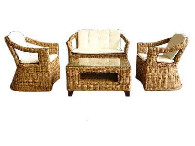 Metta Cane Living Set