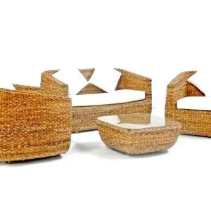 Tutu Wicker Living Set