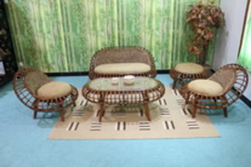 Asnin Rattan Living Set