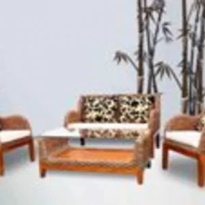 Amago Wicker Living Set