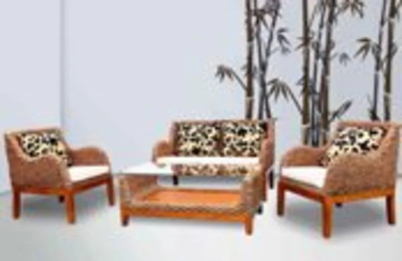 Amago Wicker Living Set
