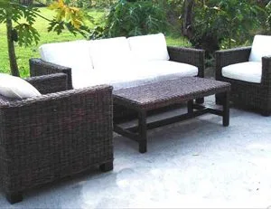 Lola Croco Woven Living Set