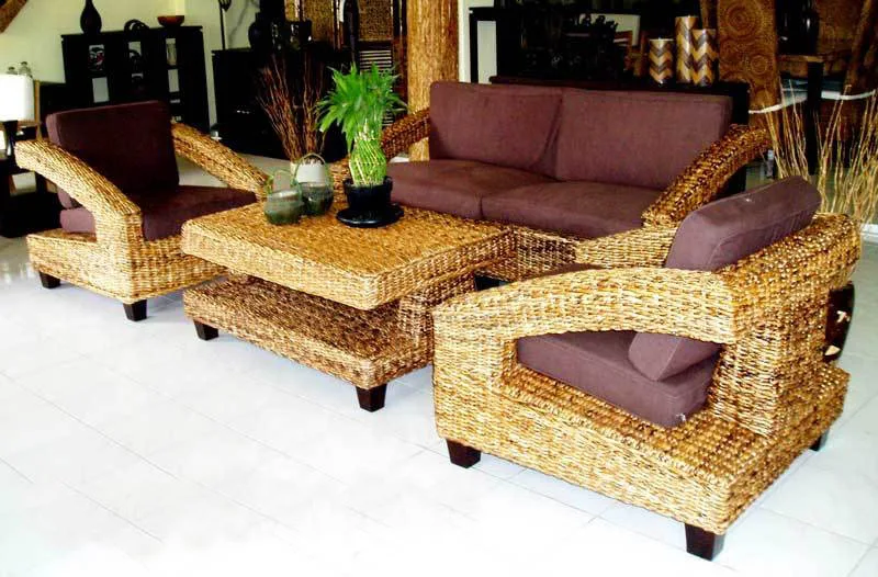 Ritsa Wicker Living Set