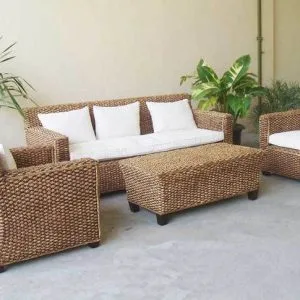 Rendra Wicker Living Set