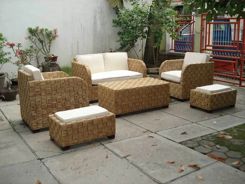 Marina Wicker Living Set