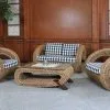 مجموعة Q Wicker للمعيشة