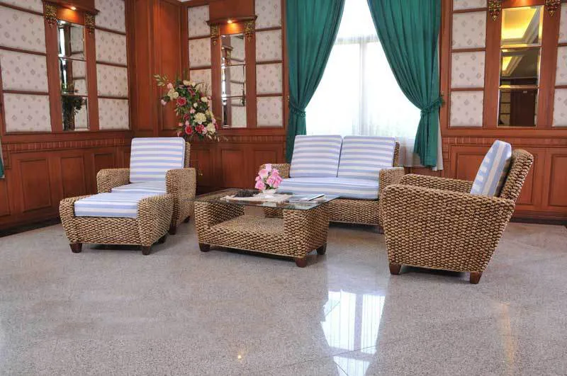 Alexi Wicker Living Set