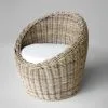 Sedia in rattan Cocon