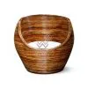 Buble mit Rattan Croco