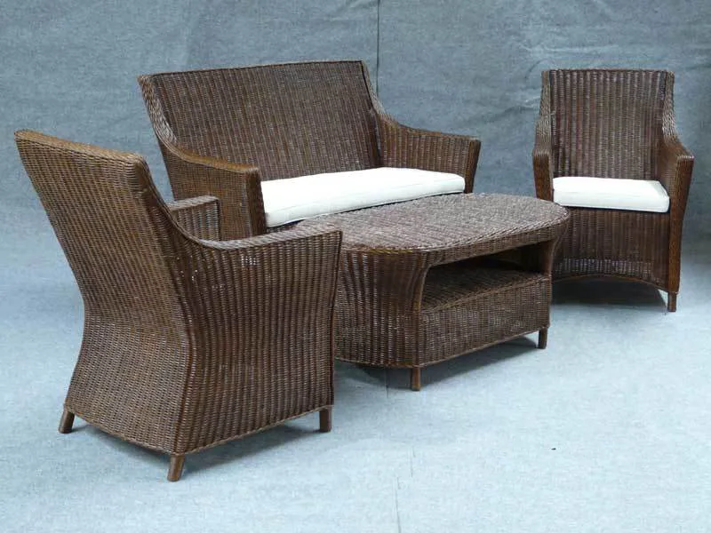 Claudia Rattan Living Set