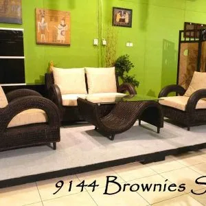 Brownies Rattan Wohnset