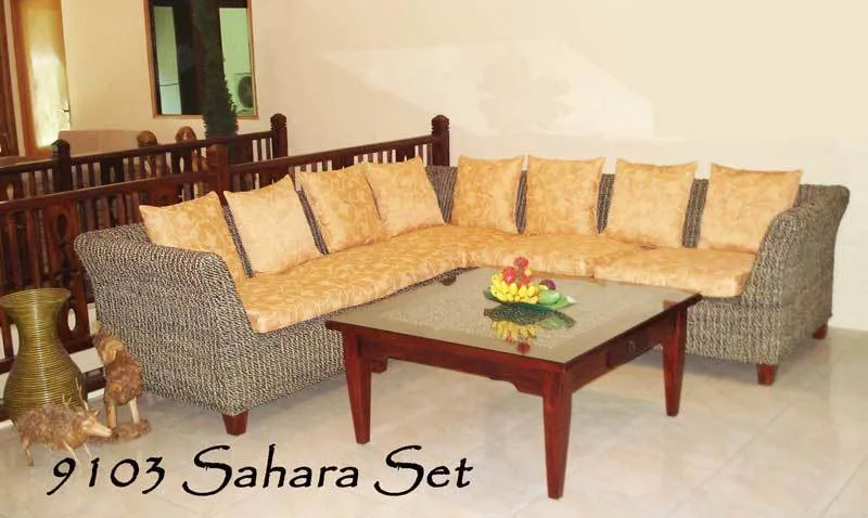 Sahara Wicker Living Set