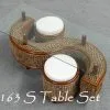 ವಿಕರ್ ಸ್ಟೂಲ್ ಸೆಟ್