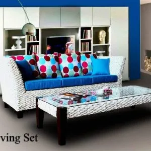 Nios Wicker Living Set