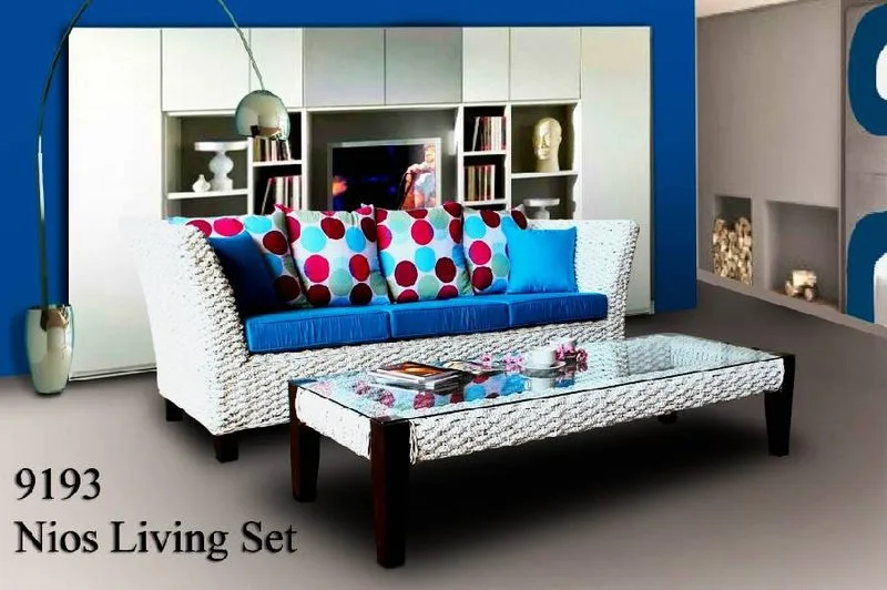Nios Wicker Living Set